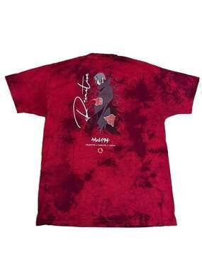 Primitive x Naruto Shippuden Itachi Crows Washed Burgundy T-Shirt